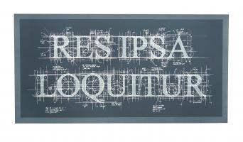 Untitled (RES IPSA LOQUITUR) 2011